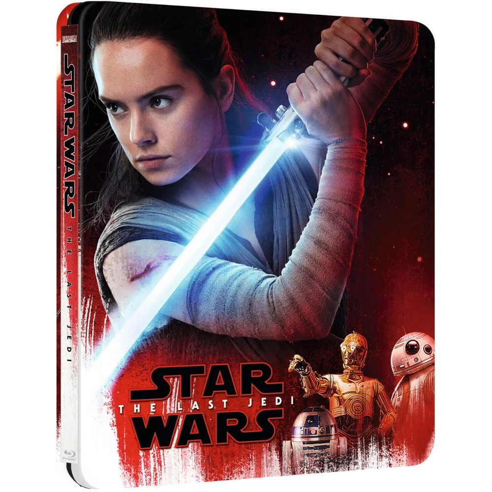 Star Wars: The Last Jedi 3D (Includes 2D Version) - Zavvi Exclusive Limited Edition Steelbook Image 1