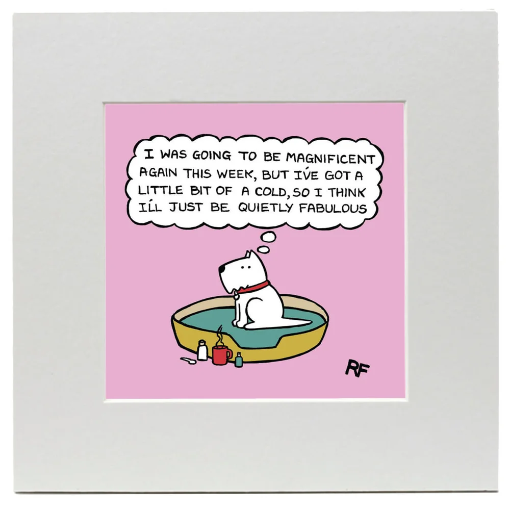 Off the Leash Quietly Fabulous Art Print Image 1