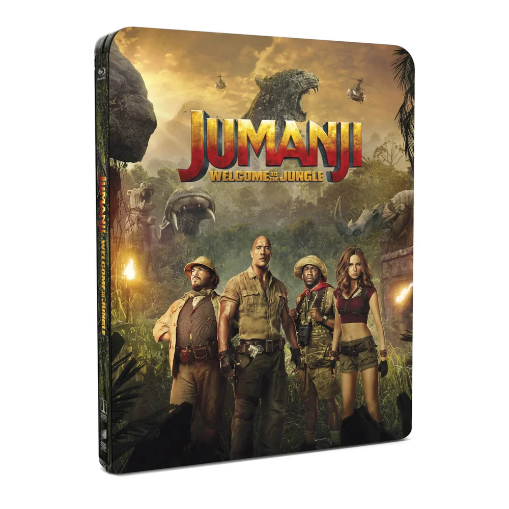 Jumanji: Welcome To The Jungle - 4K Ultra HD (Includes 2D Version) - Zavvi Exclusive Limited Edition Steelbook Image 1