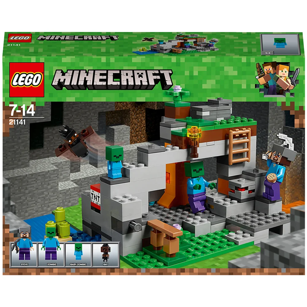 LEGO Minecraft: The Zombie Cave Building Set (21141) Image 1