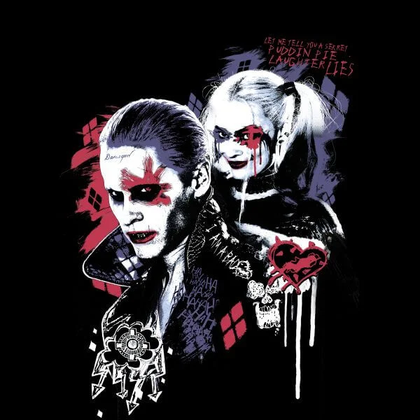 DC Comics Suicide Squad Harleys Puddin Women's T-Shirt - Black