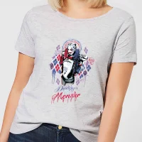 DC Comics Suicide Squad Daddys Lil Monster Women's T-Shirt - Grey - undefined undefined