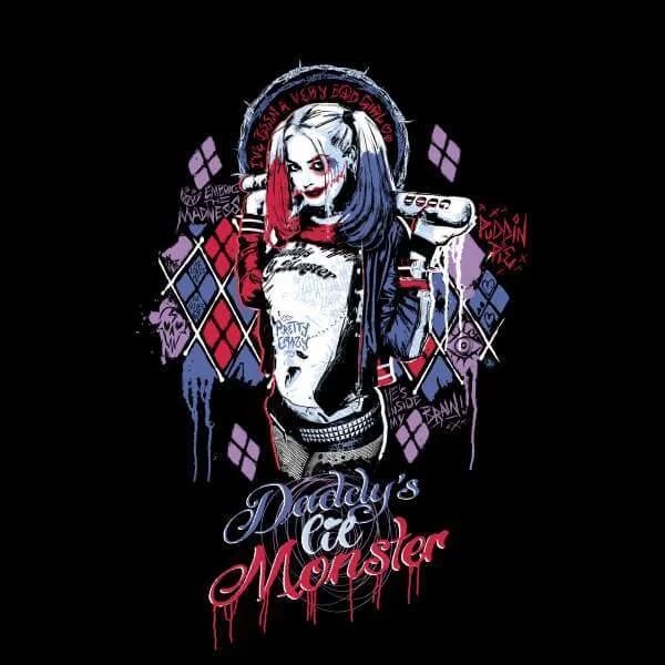 DC Comics Suicide Squad Daddys Lil Monster Sweatshirt - Black