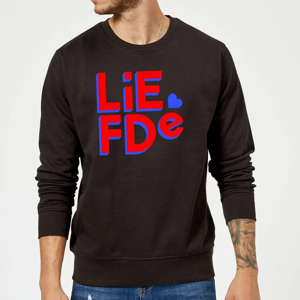 Liefde Block Sweatshirt - Black - S - Black Image 1