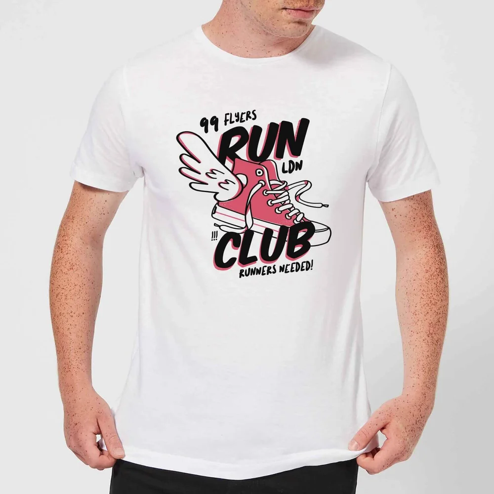 RUN CLUB 99 T-Shirt - White - S - White Image 1