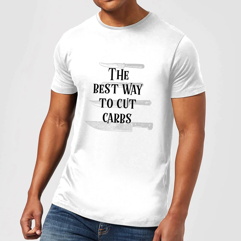 The Best Way To Cut Carbs T-Shirt - White - S - White Image 1