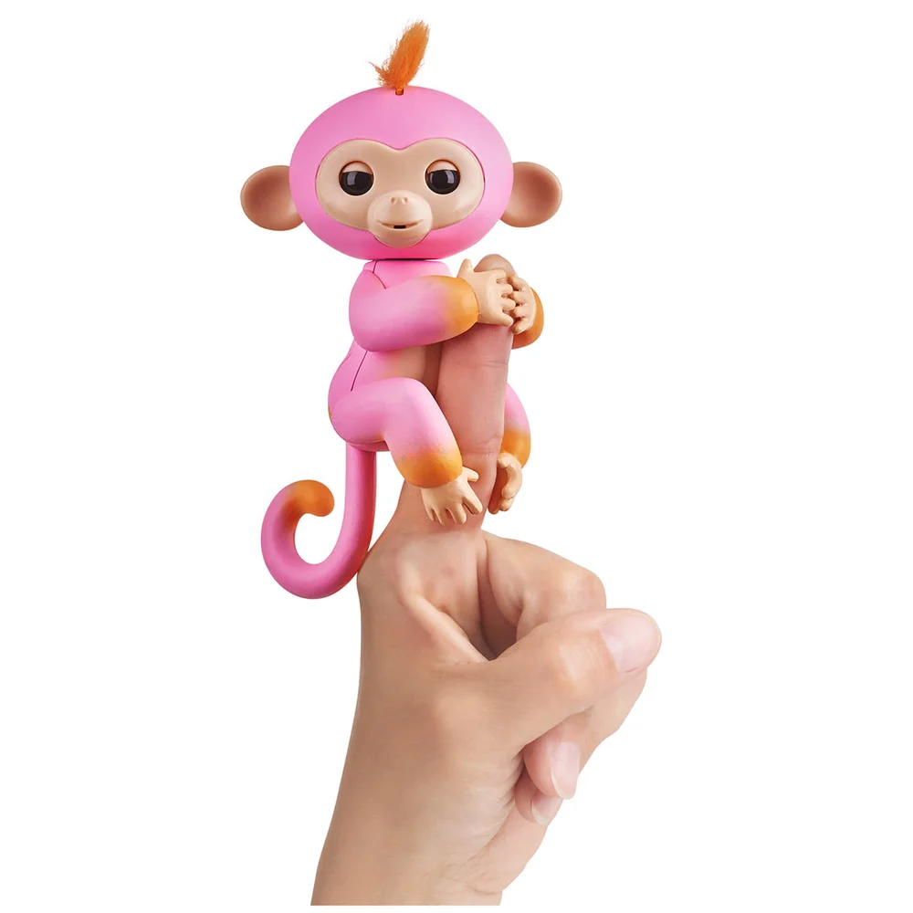 Fingerlings Baby Monkey - Two Tone - Summer (Pink and Orange) Image 1