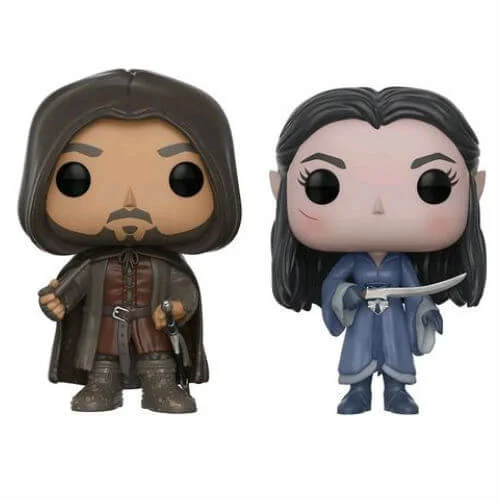 Lord of the Rings Aragorn & Arwen EXC Pop! Vinyl Figure 2-Pack Image 1