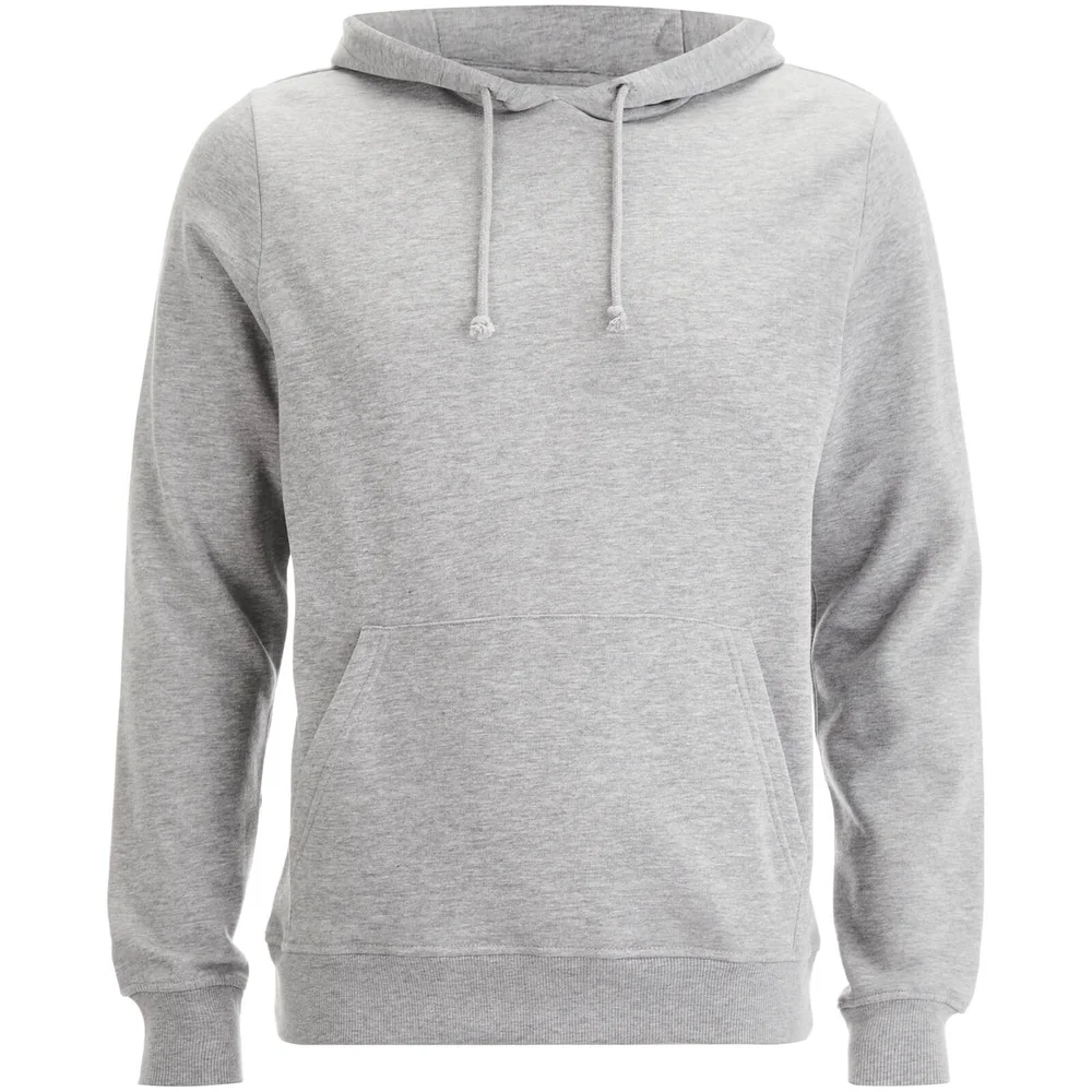 Brave Soul Men's Clarence Hoody - Dark Grey Marl - S - Grey Image 1