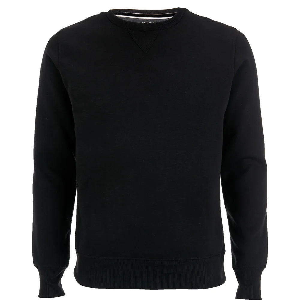 Brave Soul Men's Jones Sweatshirt - Black - S - Black Image 1