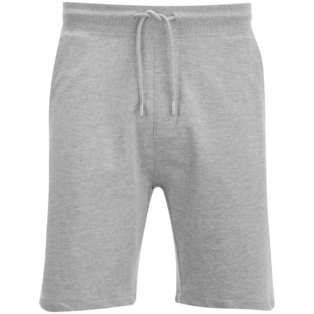 D-Struct Men's Basen Sweat Shorts - Grey Marl - S - Grey Image 1