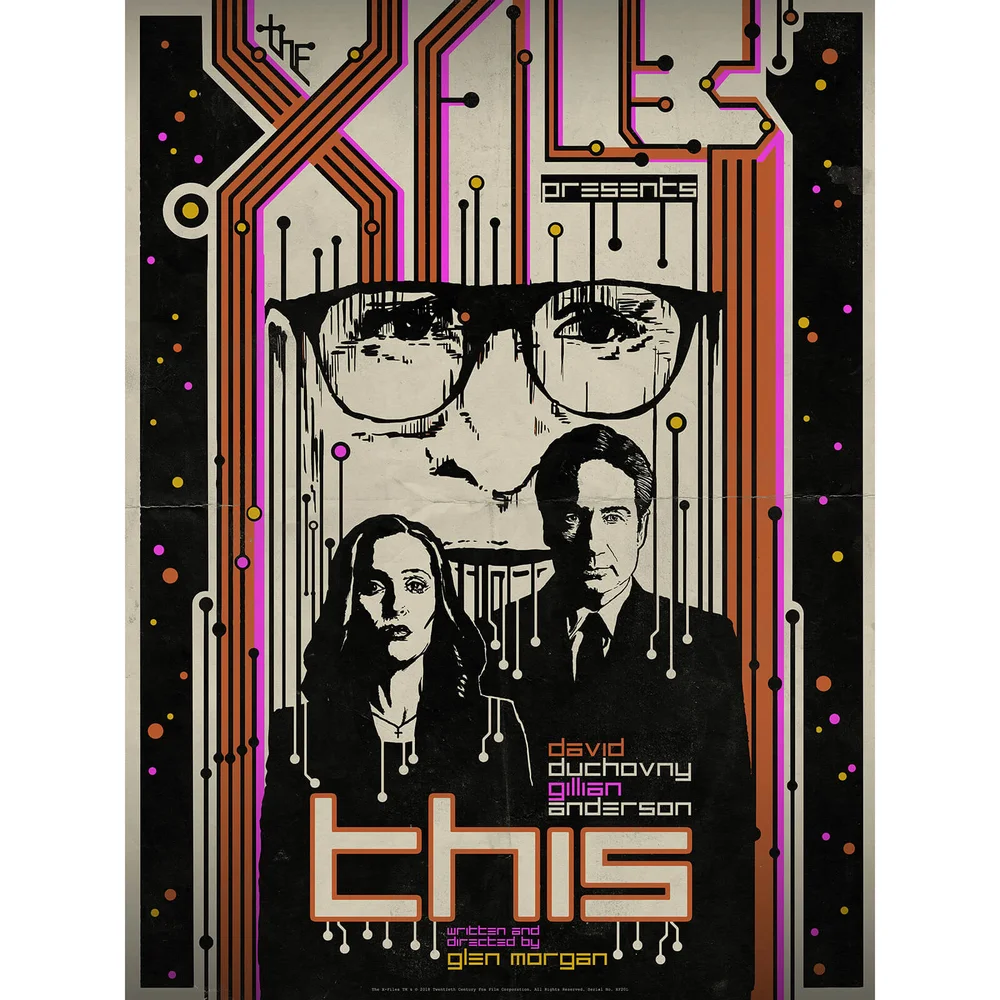 The X-Files 'This' Lithograph by J.J. Lendl (18 x 24 Inch) - Zavvi UK Exclusive Image 1