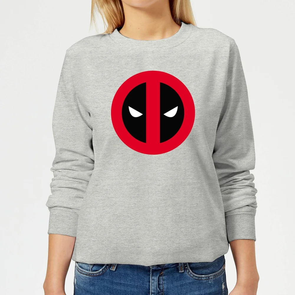 Marvel Deadpool Clean Logo Women's Sweatshirt - Grey - 3XL - Grey Image 1