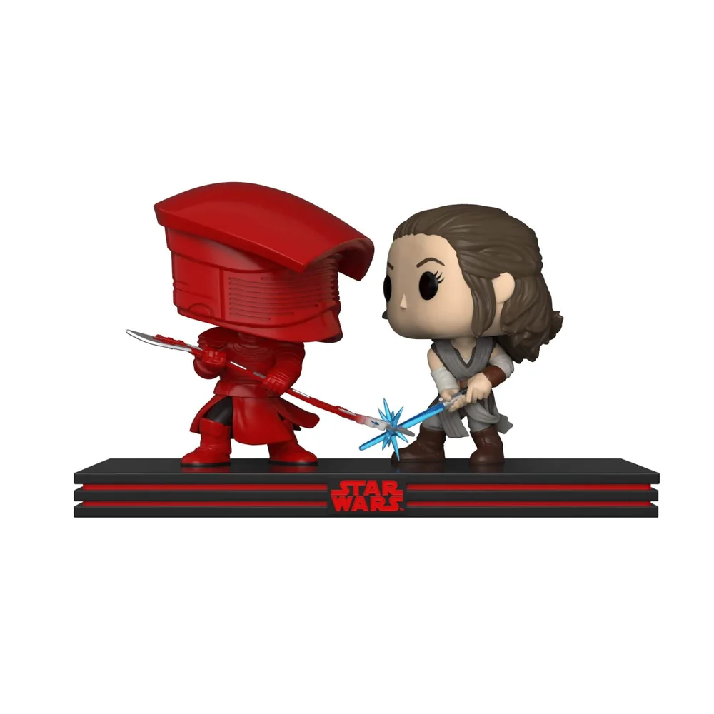 Star Wars The Last Jedi Rey & Praetorian Guard Pop! Movie Moment Image 1