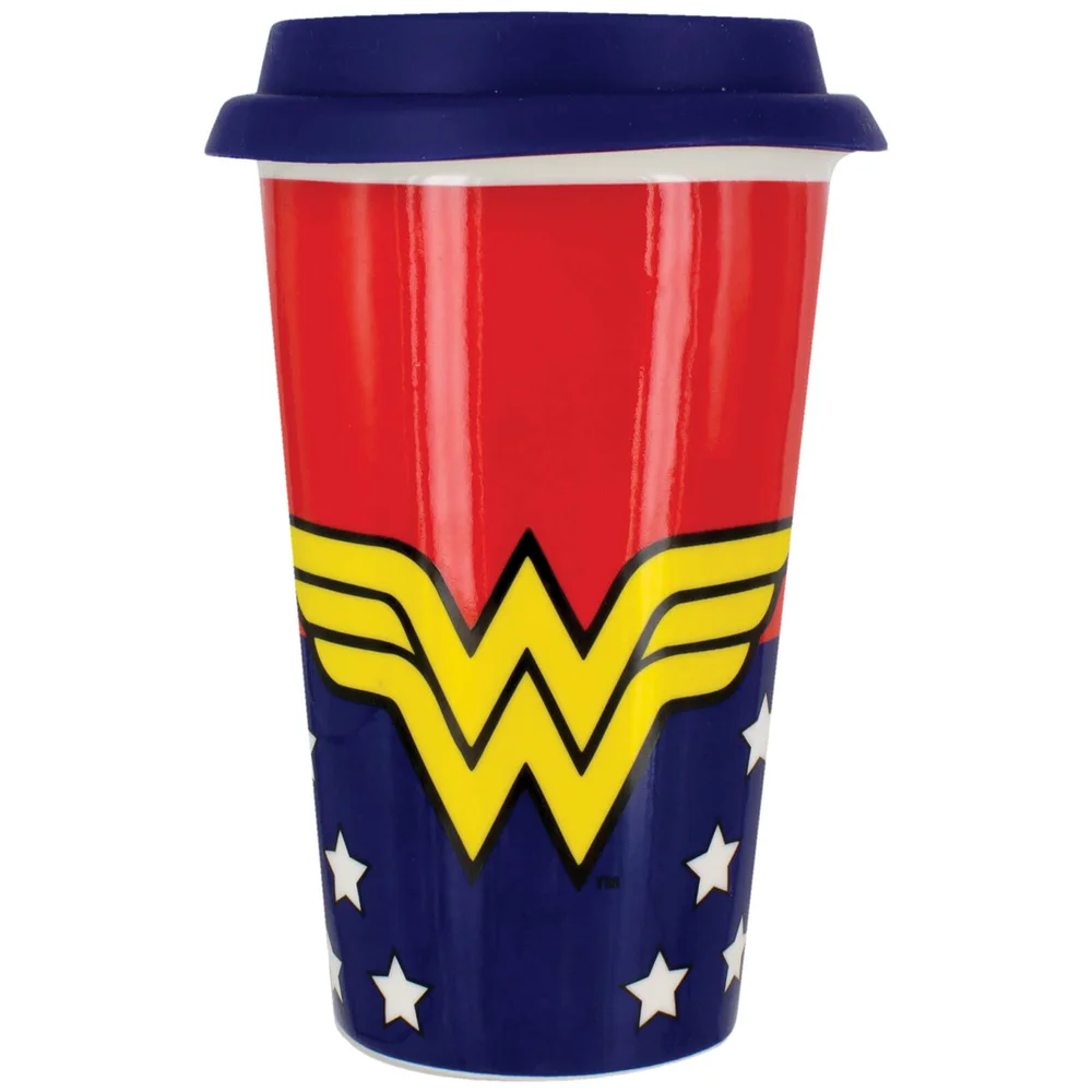DC Comics Wonder Woman Travel Mug Image 1