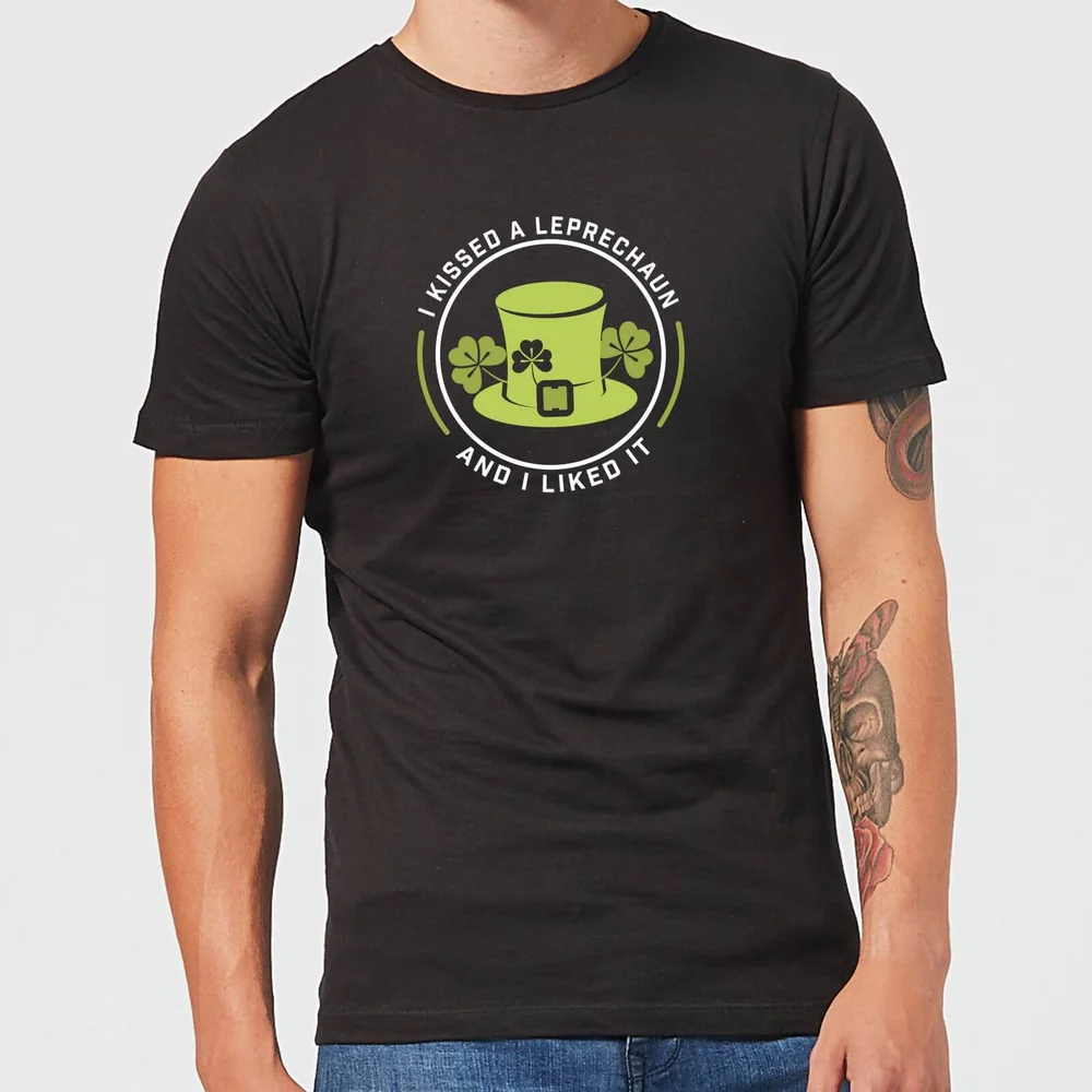 I Kissed A Leprachaun And I Liked It T-Shirt - Black - 3XL - Black Image 1