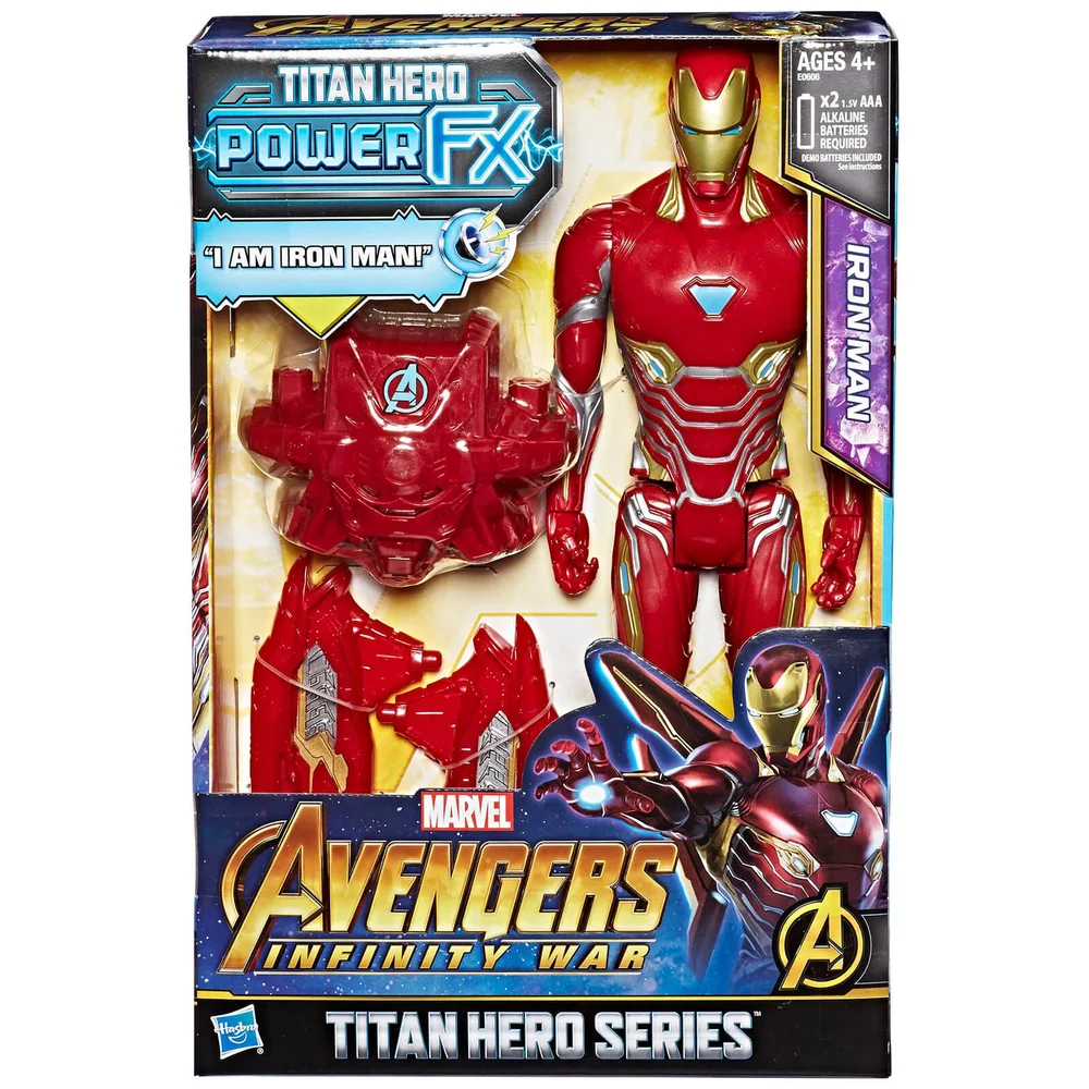 Hasbro Marvel Avengers Infinity War Titan Heroes Power FX Iron Man Action Figure Image 1