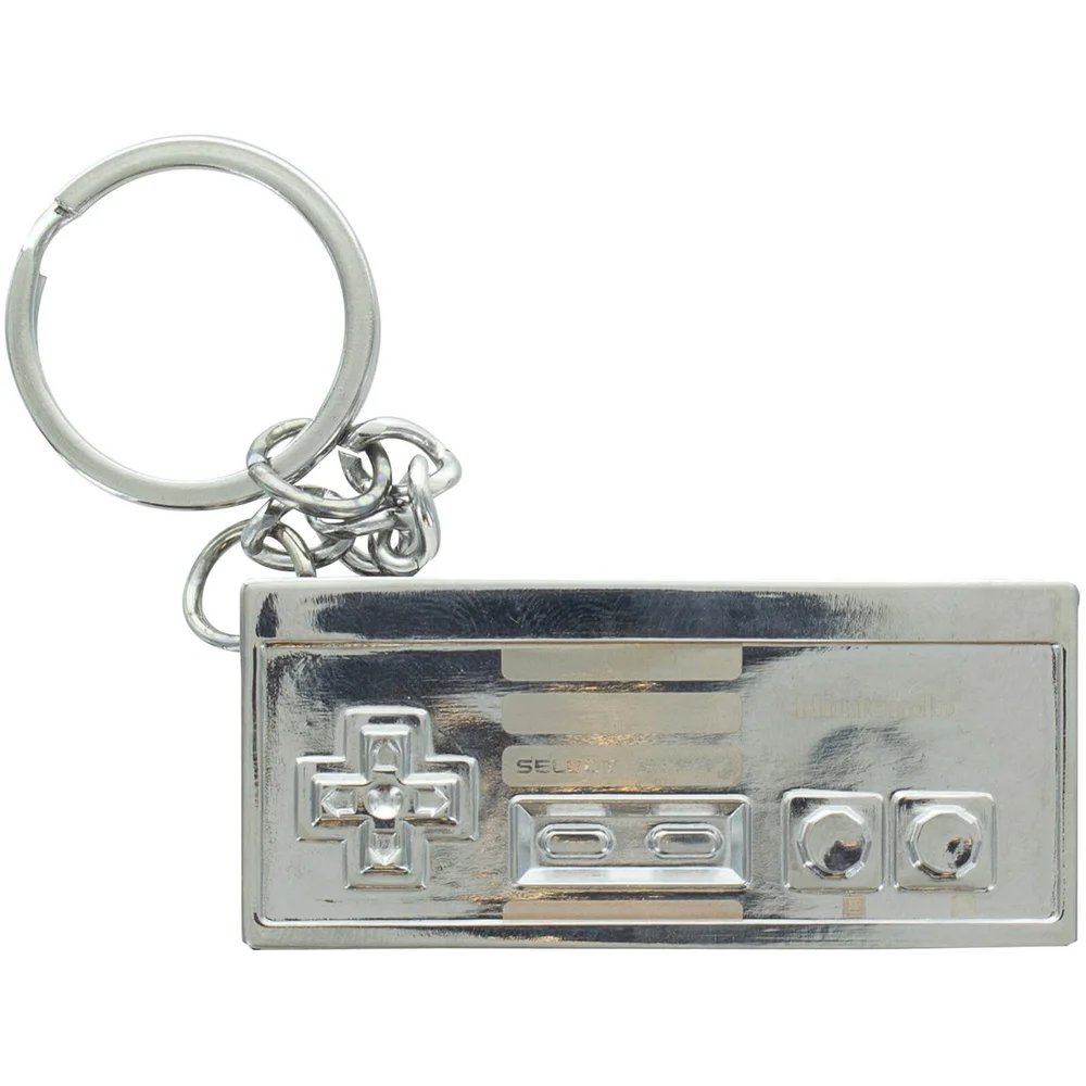Nintendo NES 3D Metal Keyring Image 1