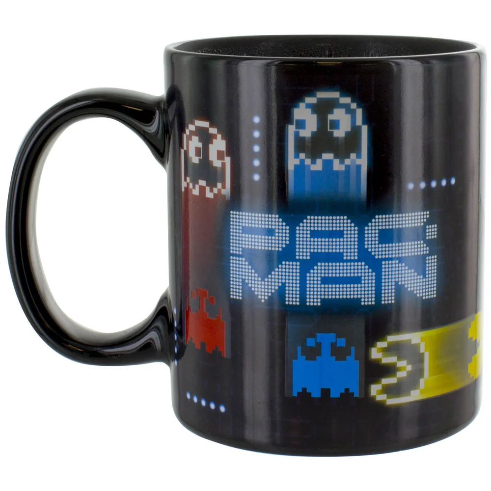Pac Man Neon Heat Change Mug Image 1