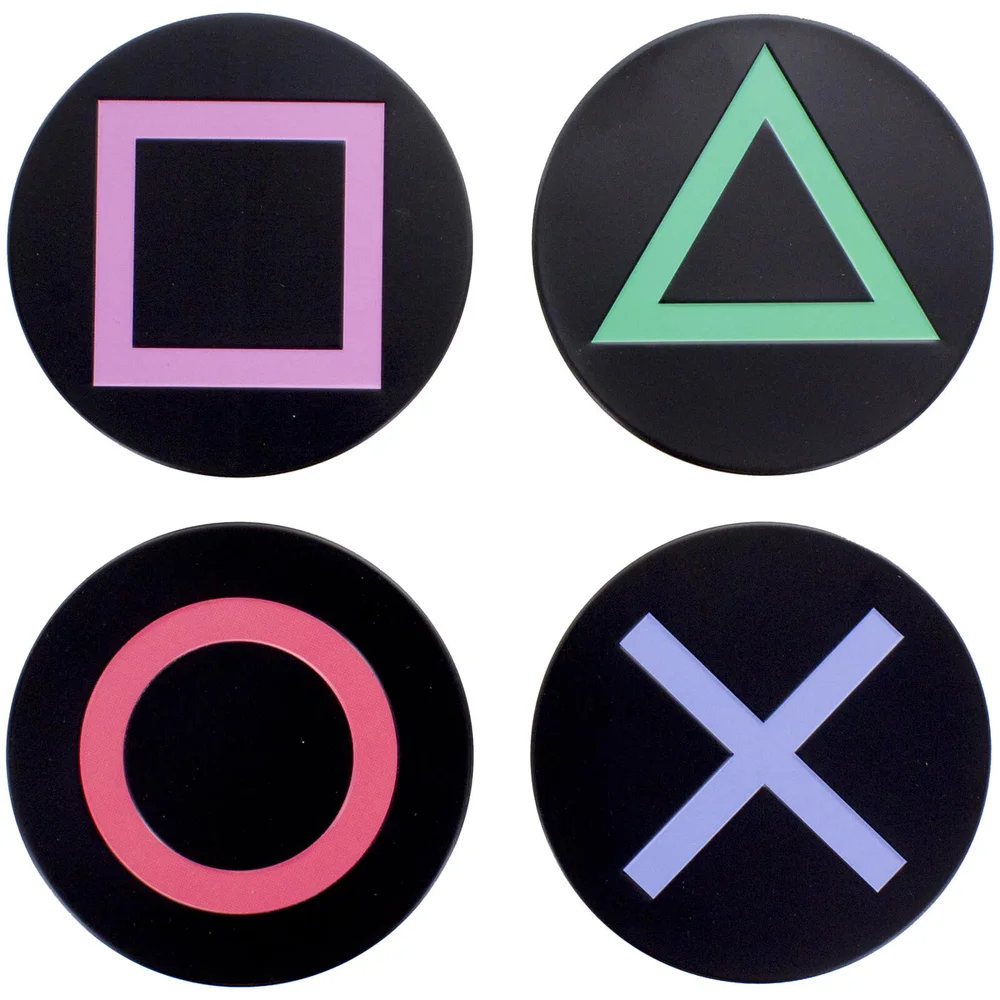 Playstation Metal Coasters Image 1