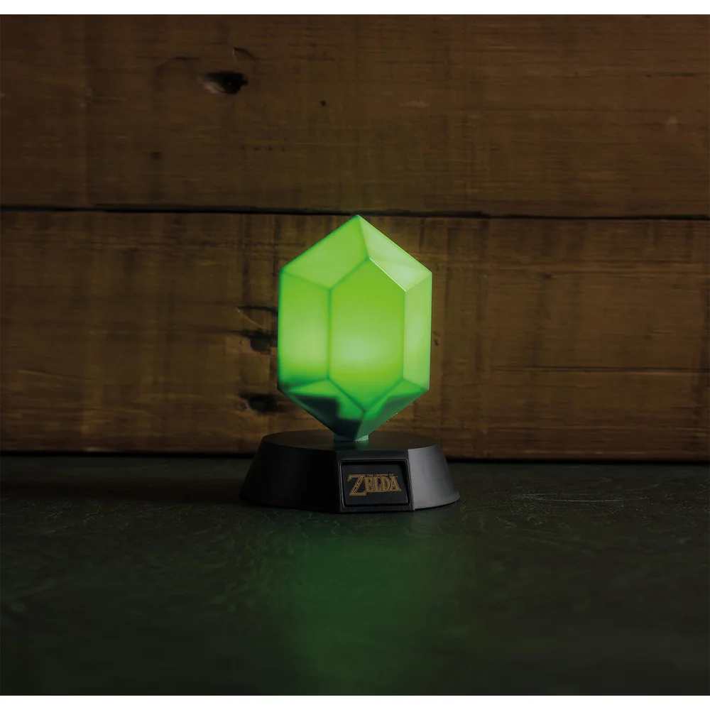 The Legend of Zelda Green Rupee 3D Light Image 1