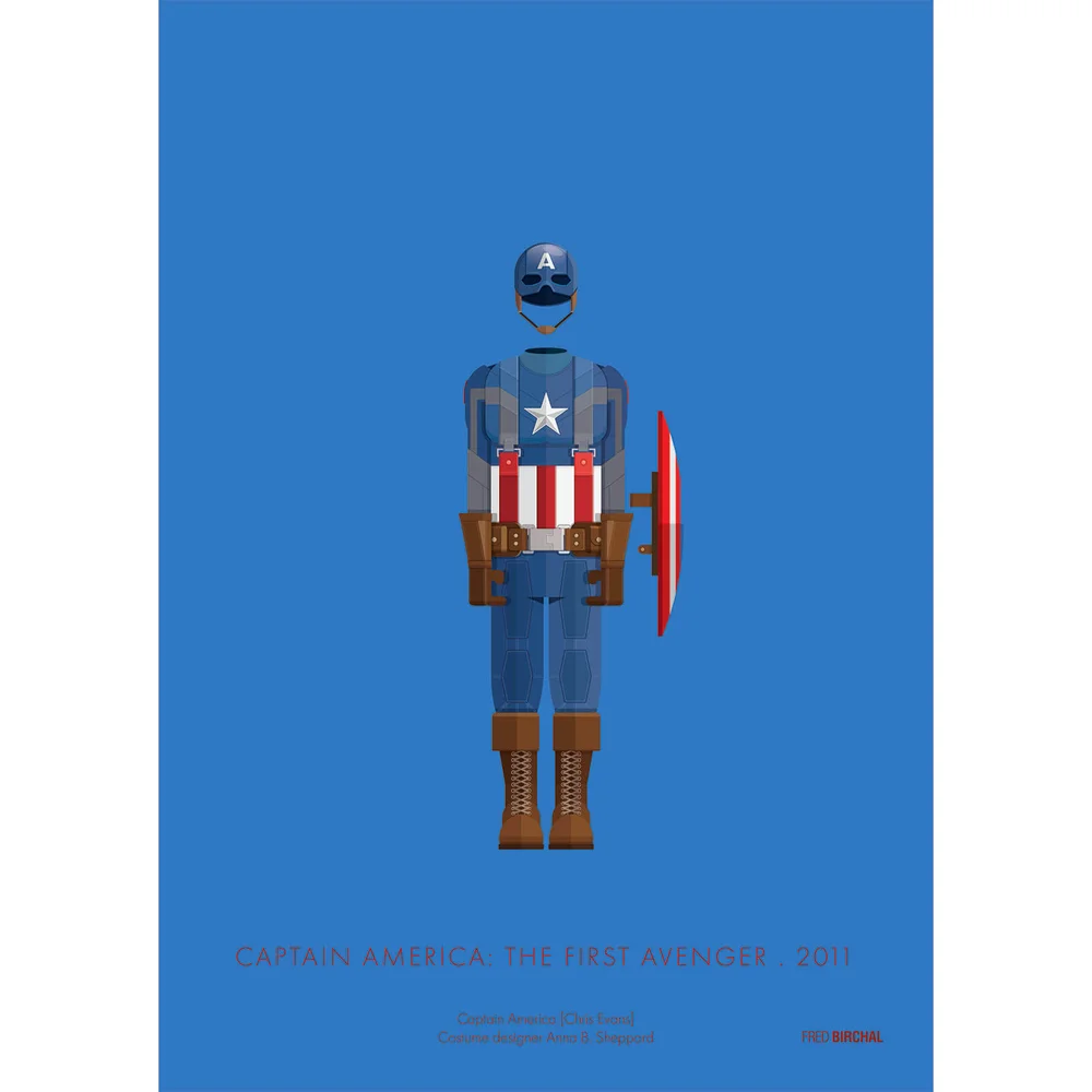 Captain America Print Image 1