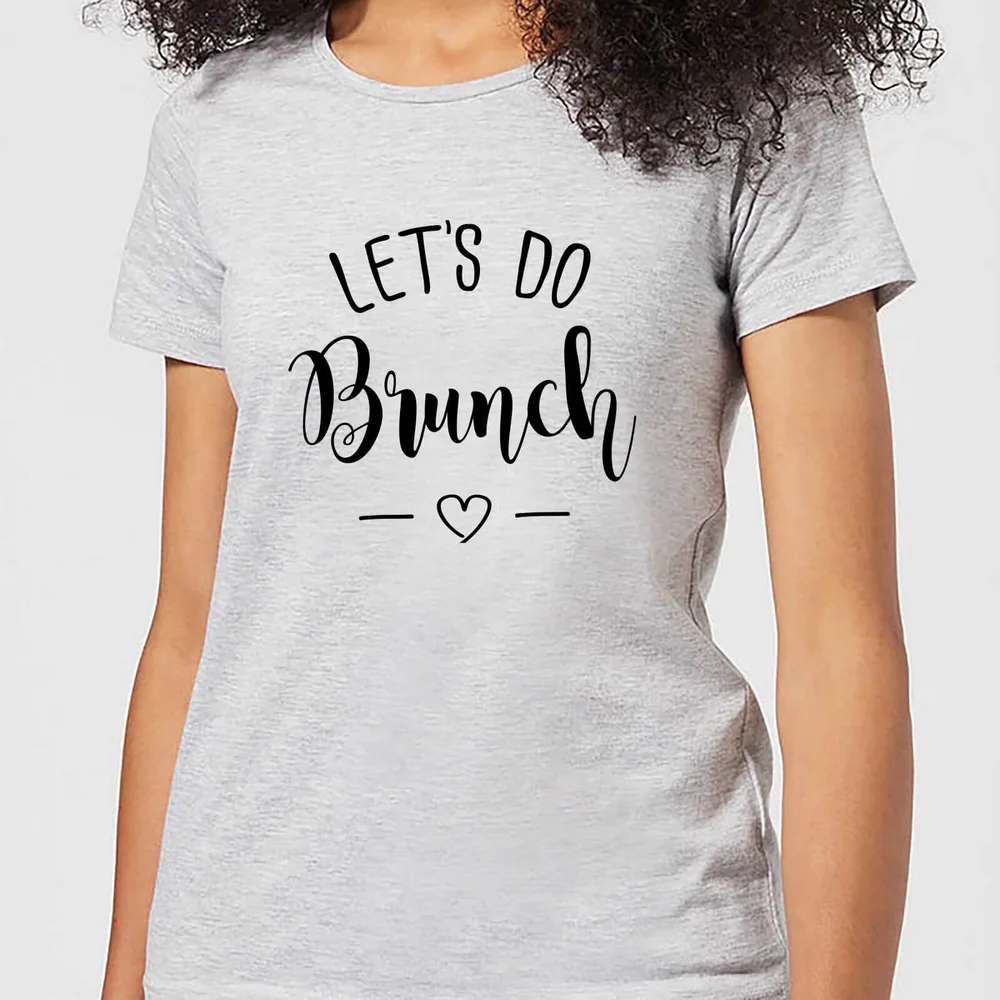 Lets Do Brunch Women's T-Shirt - Grey - S - Grey Image 1