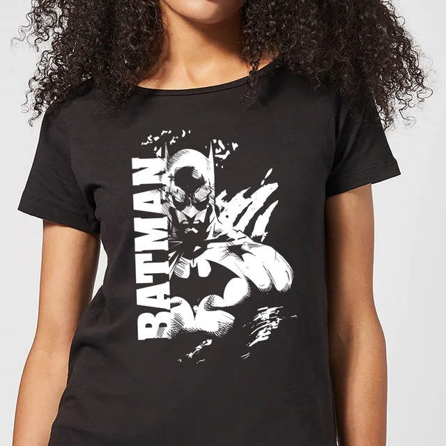 DC Comics Batman Urban Split Women's T-Shirt - Black
