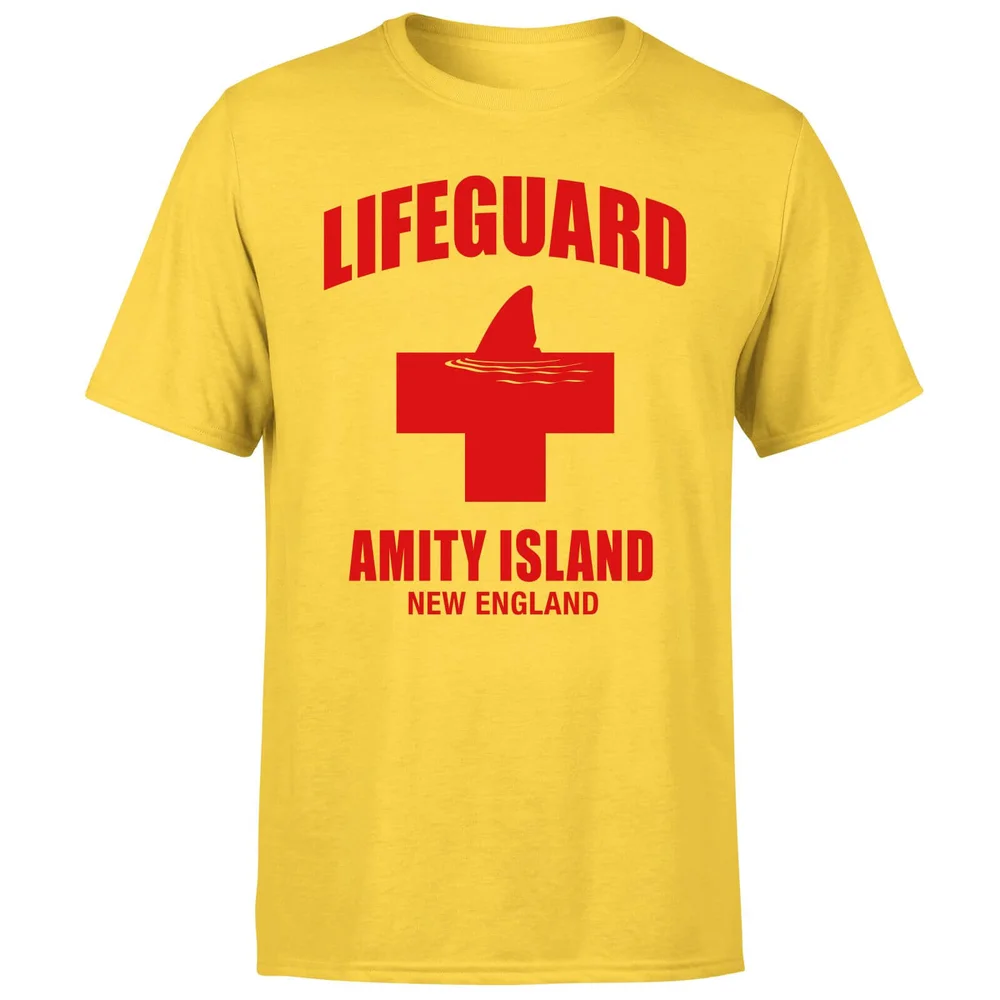 Jaws Amity Island Lifeguard T-Shirt - S Image 1
