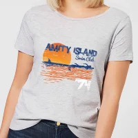 Jaws Amity Swim Club Women's T-Shirt - Grey - undefined undefined