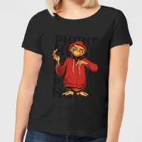ET Phone Home Stylised Women's T-Shirt - Black - undefined undefined