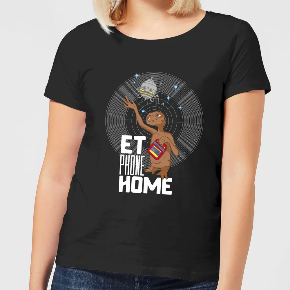 ET E.T. Phone Home Women's T-Shirt - Black - S Image 1