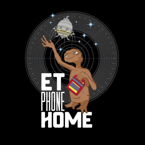 ET E.T. Phone Home Women's T-Shirt - Black