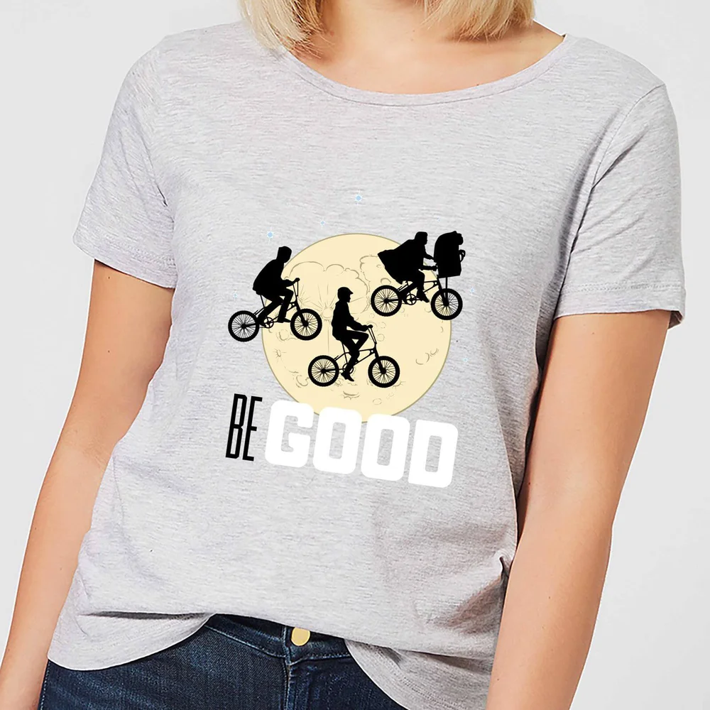 ET Be Good Moon Women's T-Shirt - Grey - S Image 1