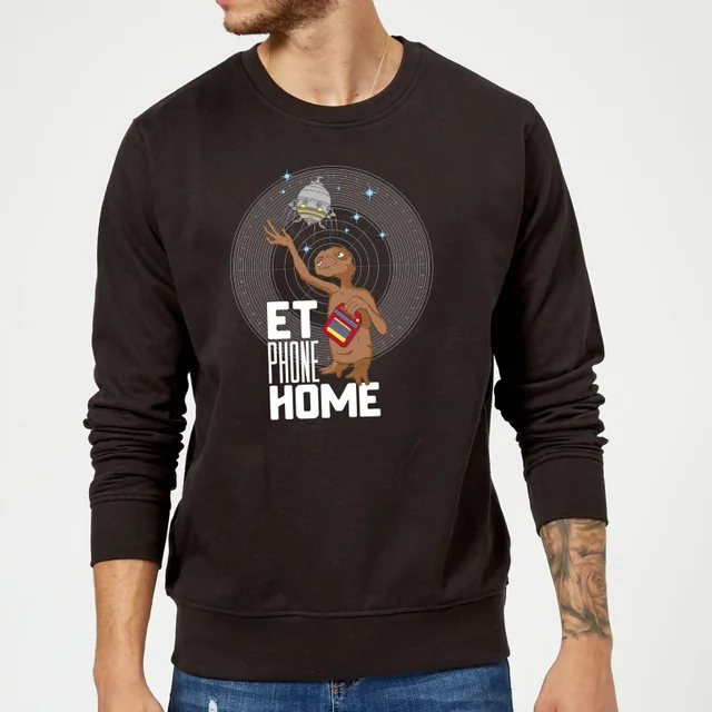 E.T. Phone Home Sweatshirt - Black