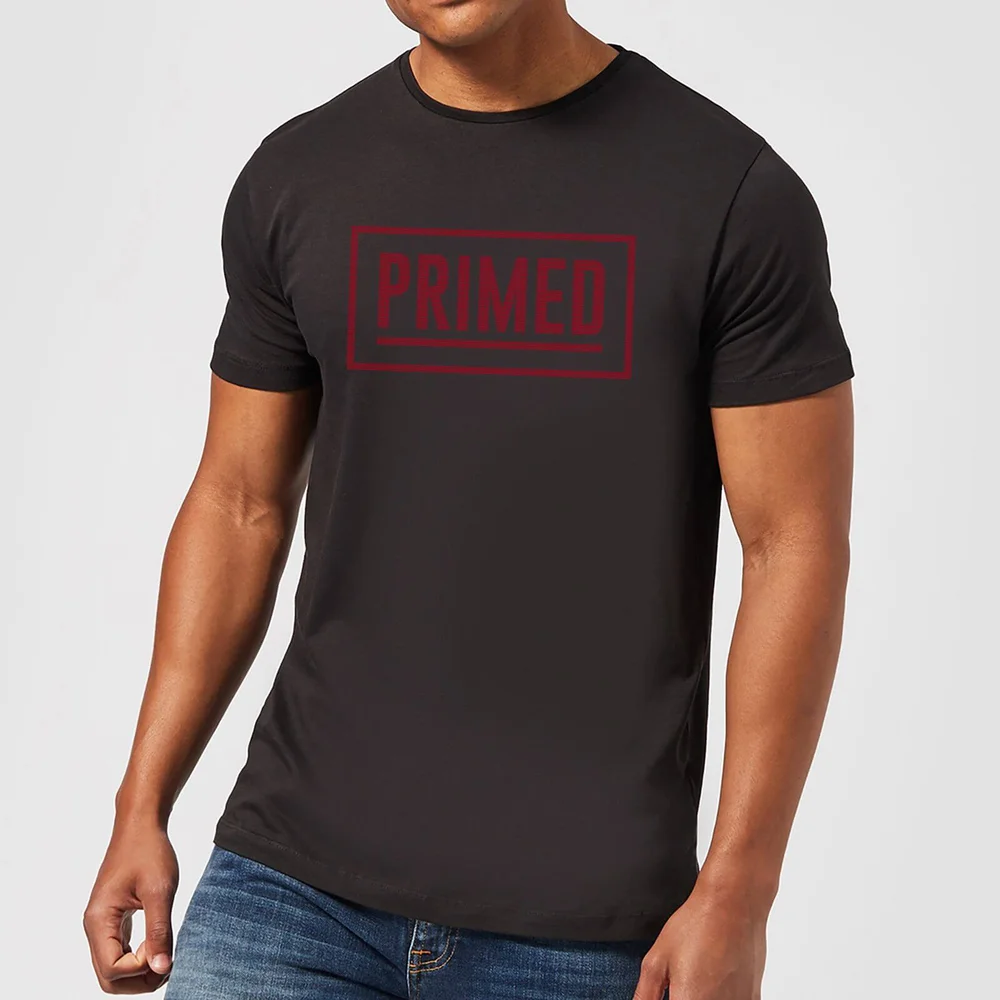 Primed Box Logo T-Shirt - Black - 5XL Image 1