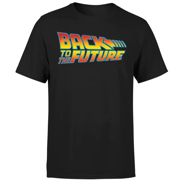Back To The Future Classic Logo T-Shirt - Black