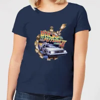 Back To The Future Clockwork Women's T-Shirt - Navy - undefined undefined