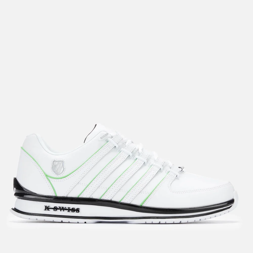 K-Swiss Men's Rinzler SP Trainers - White/Neon Lime - UK 7/EU 41 - White Image 1