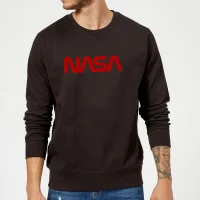 NASA Worm Red Logotype Sweatshirt - Black - undefined undefined