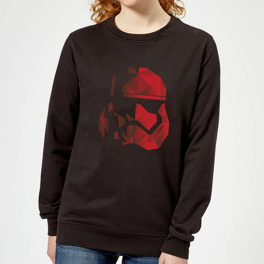 Star Wars Jedi Cubist Trooper Helmet Black Women's Sweatshirt - Black - S Image 1