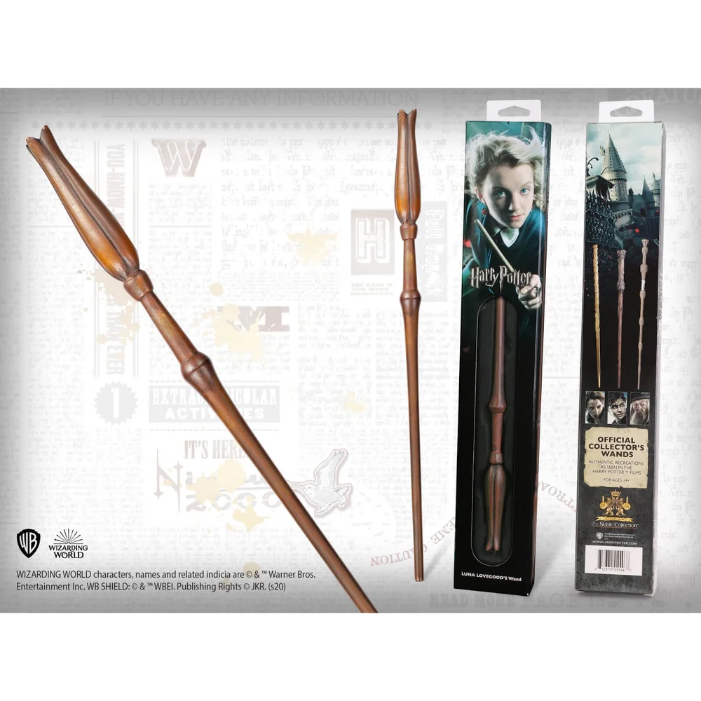 Harry Potter Luna Lovegood's Wand with Window Box Image 1