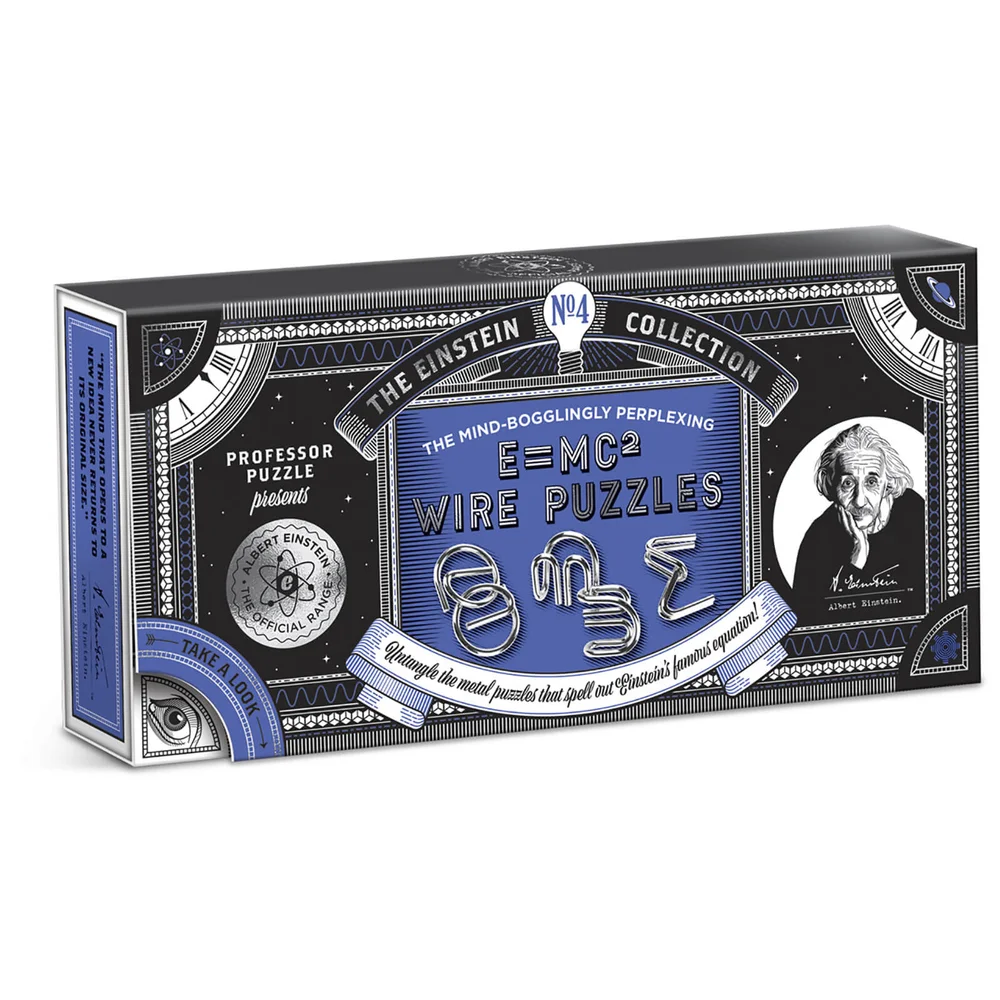 Einstein E=MC2 Metal Puzzles Image 1