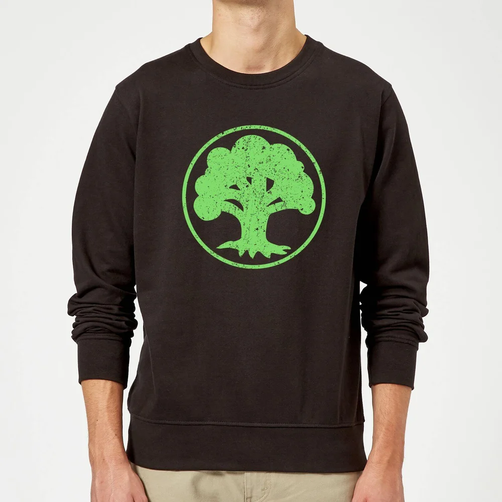 Magic The Gathering Mana Green Sweatshirt - Black - S Image 1