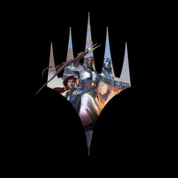 Magic The Gathering Key Art With Logo T-Shirt - Black