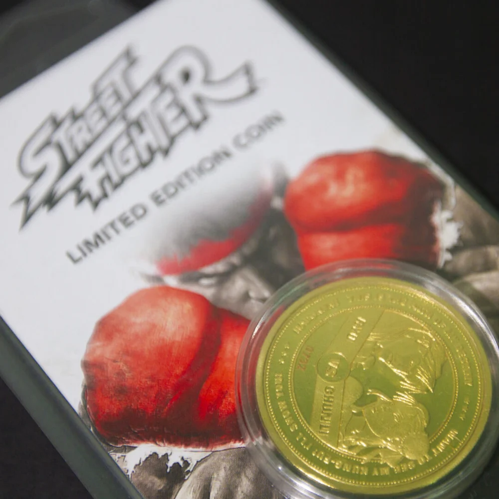 Street Fighter 30th Anniversary Collectors Coin: Gold Variant - Zavvi Exclusive (Limited to 1000) Image 1