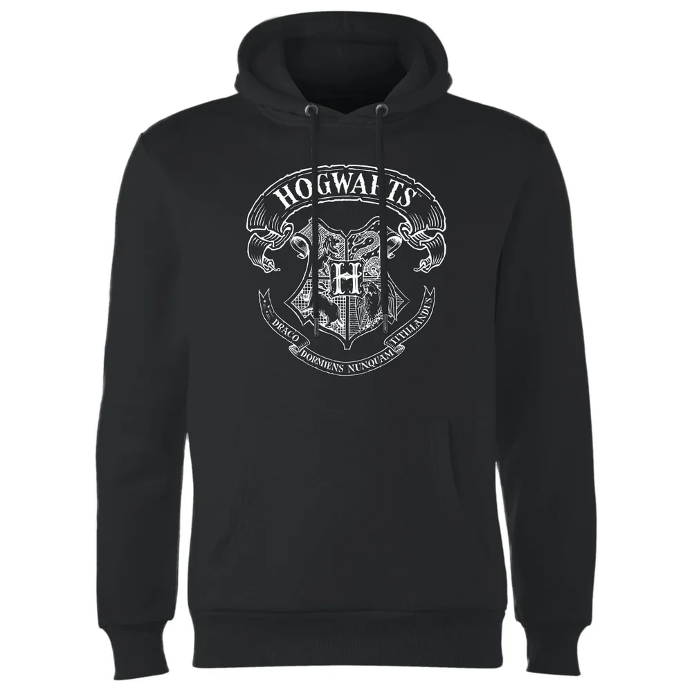 Harry Potter Hogwarts Crest Hoodie - Black - S Image 1
