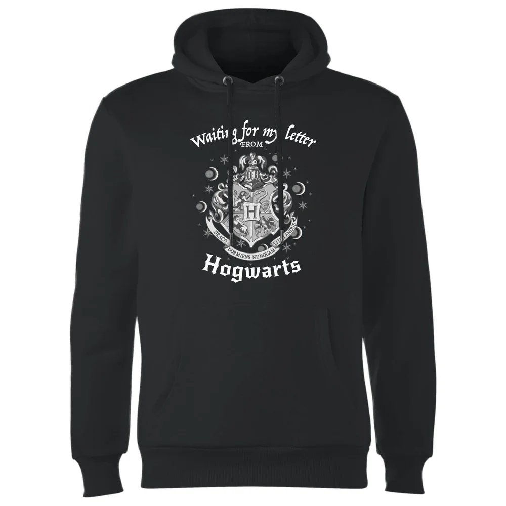 Harry Potter Waiting For My Letter From Hogwarts Hoodie - Black - S Image 1