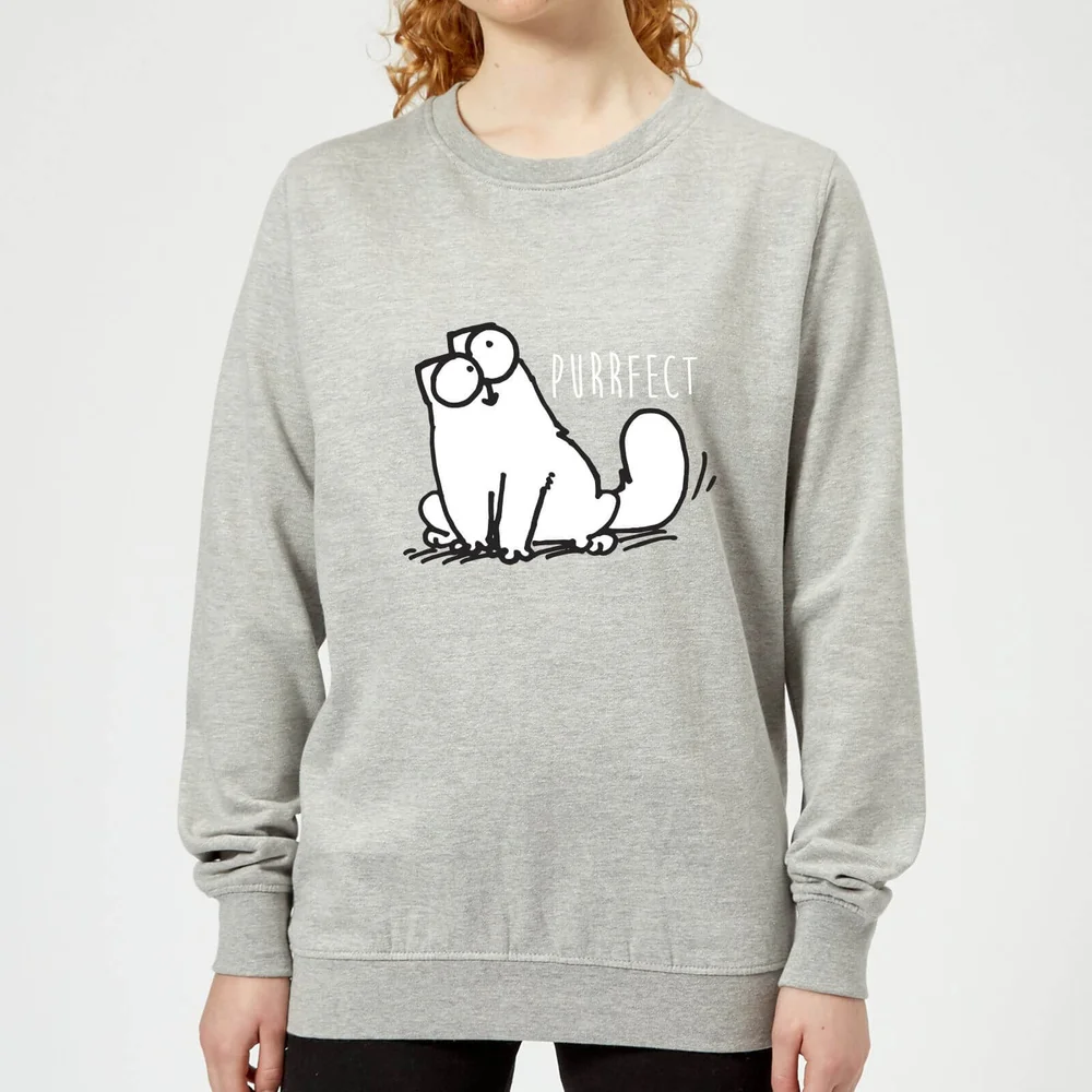 Simon's Cat Purrfect Women's Sweatshirt - Grey - 3XL Image 1
