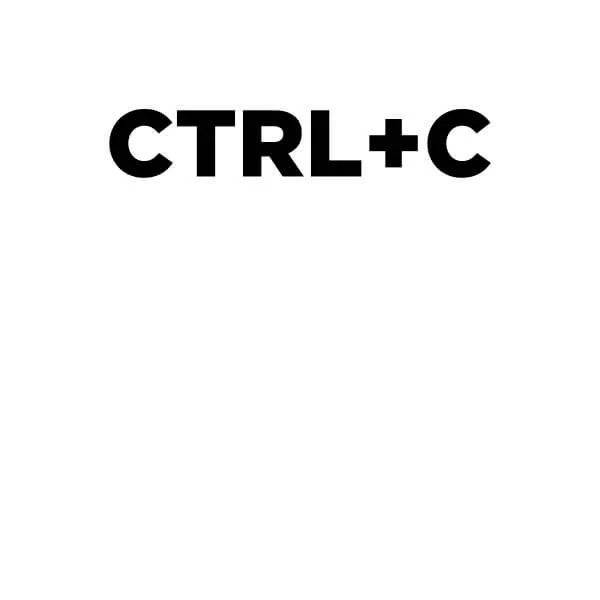 CTRL C Women's T-Shirt - White - S - White Image 1